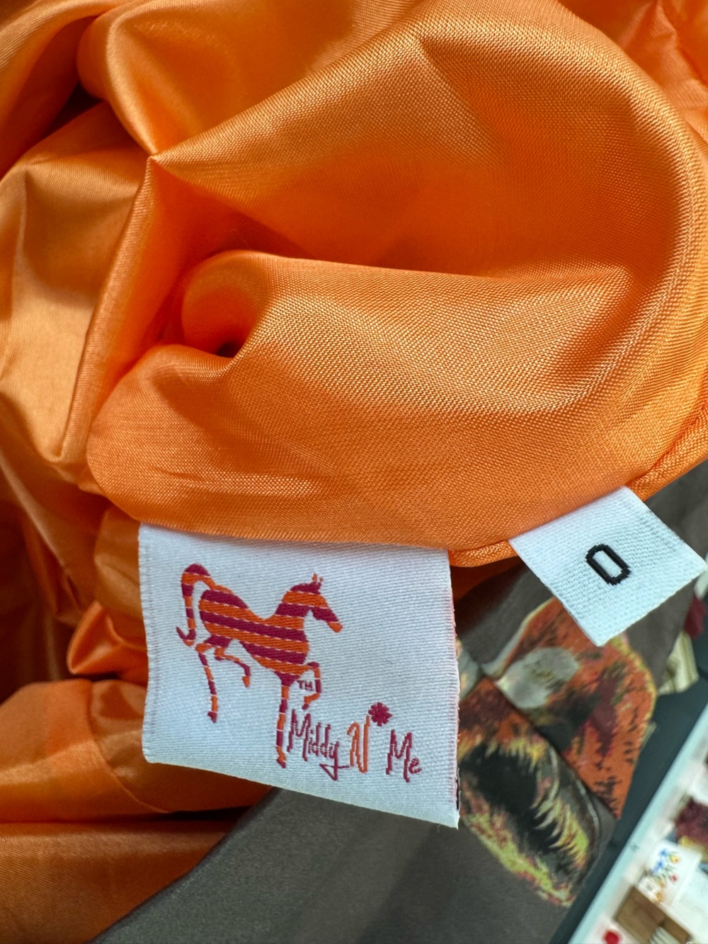 MIDDY N ME Tally Ho Cotton Poplin Pleats Fox Skirt Size 0 VGUC - Picture 5 of 5